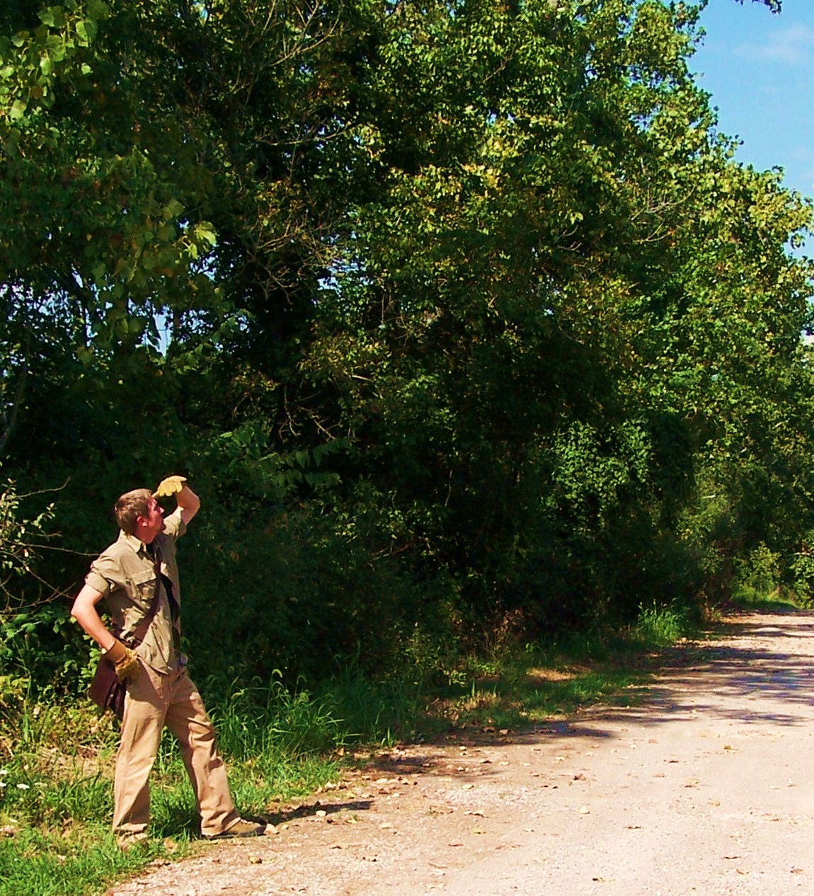 Noah Voss at Point Pleasant West Virginia investigating Mothman